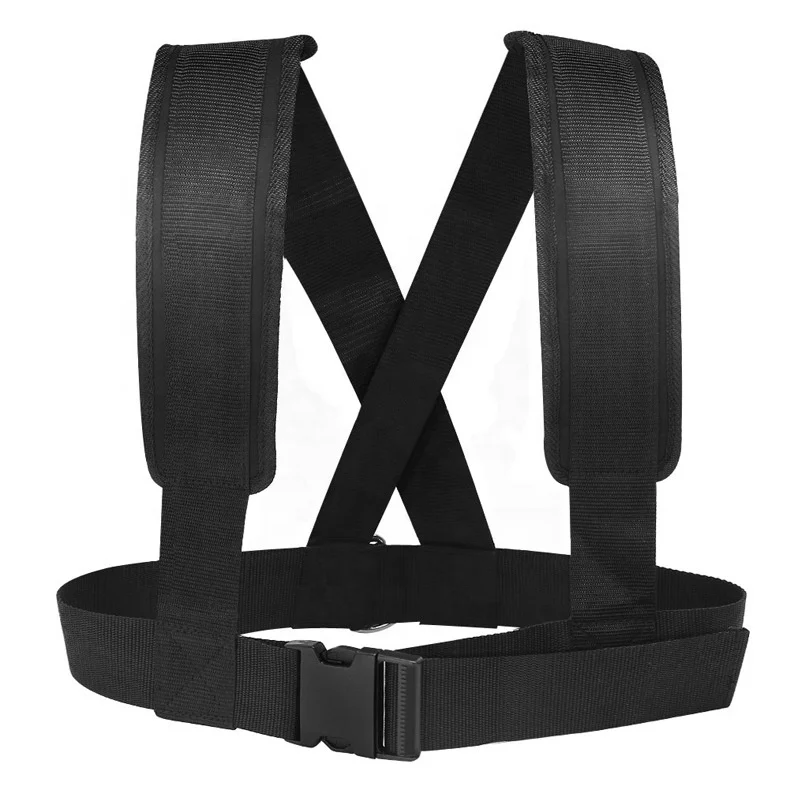 Amazon hot resistance training belt Running power speed exercise freeweight pulling belt winter sled pull belt trainer