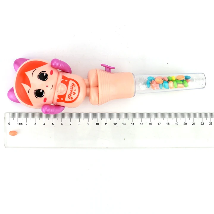 Shaking dance girl toys with tablet pressed candy dancing toy candy