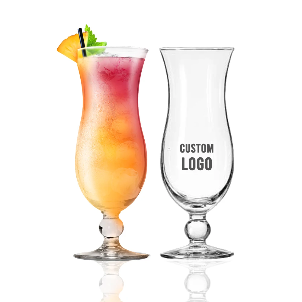 15oz large tall size cocktail glasses restaurant hurricane glass cocktails