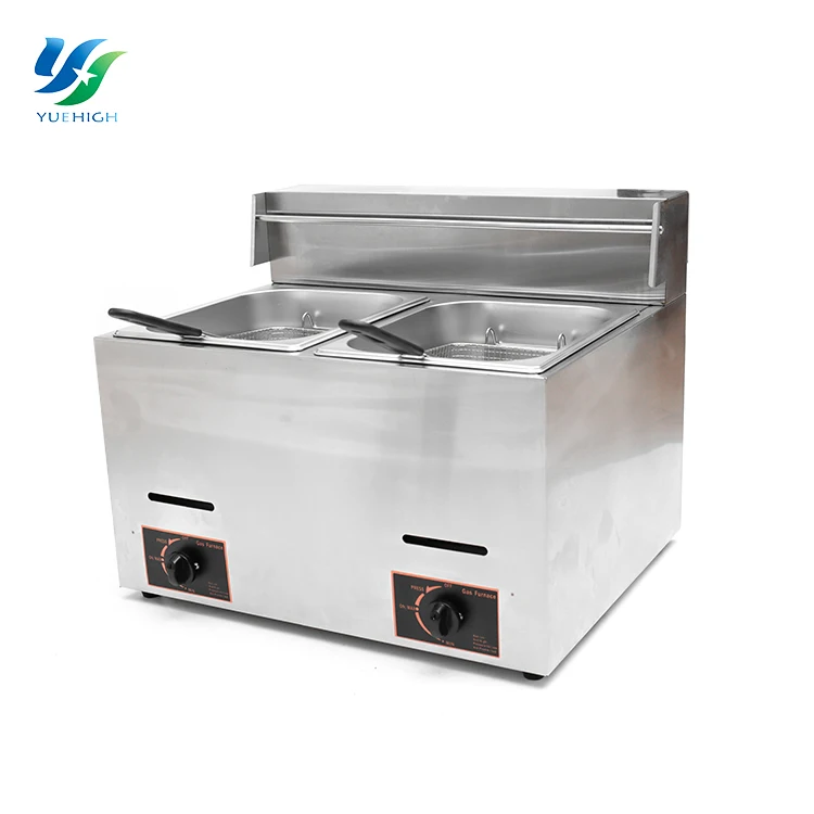 
Advanced Technology economical fried chips machine corn digital deep gas fryers 
