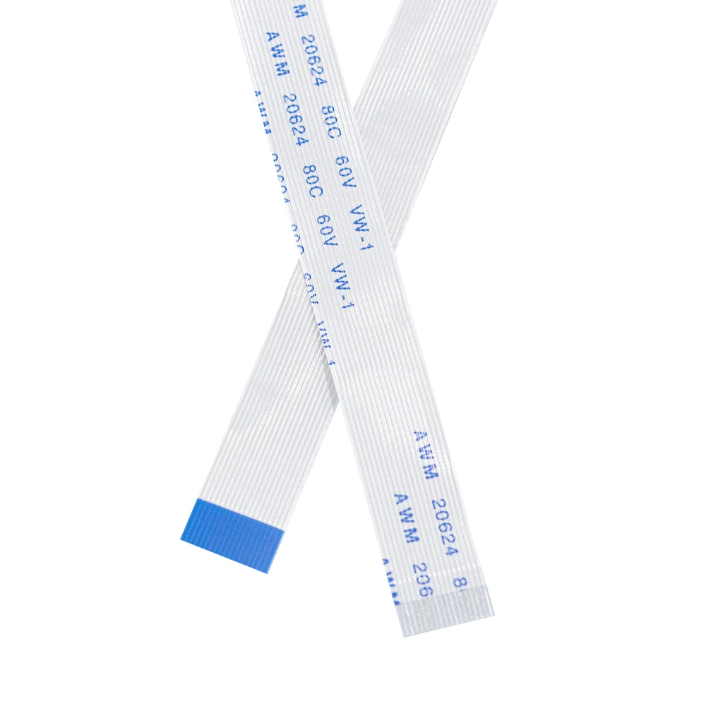 Quality rubber products AWM 20624 80C 60V VW-1 0.5mm pitch 18Pin A type 150mm flexible flat ribbon ffc cable