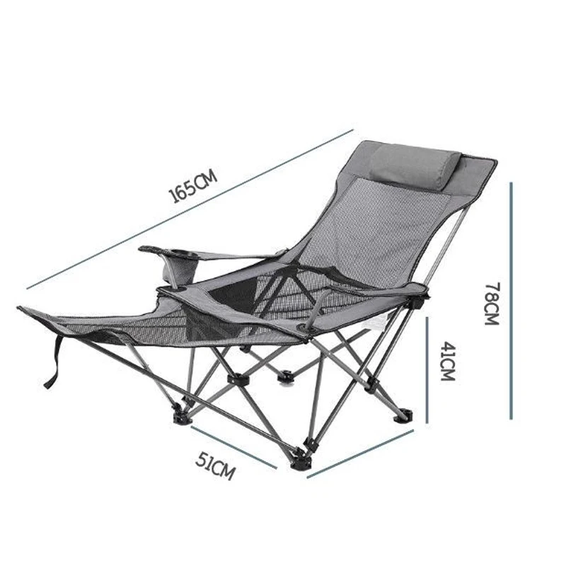 Outdoor Heavy Duty Wholesale Fold Up Aluminum Tourist Chair Folding Beach Chairs Relax Camping Lawn Chair