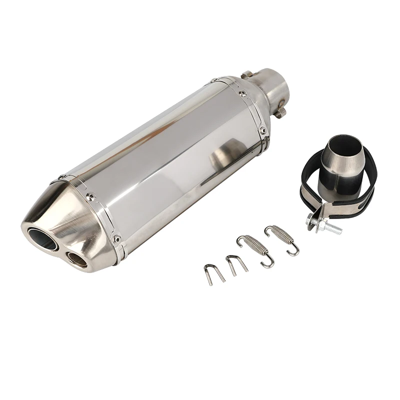 MOTERCROSS 36-51mm Universal Motorcycle Exhaust Modified Muffler Pipe Scooter Pit Bike Dirt R1 R3 R6 ER6N CBR250R