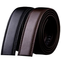 Manufacturers wholesale do not lead belt men headless automatic buckle belt two layer 3.5 cowhide belt body 14 lines
