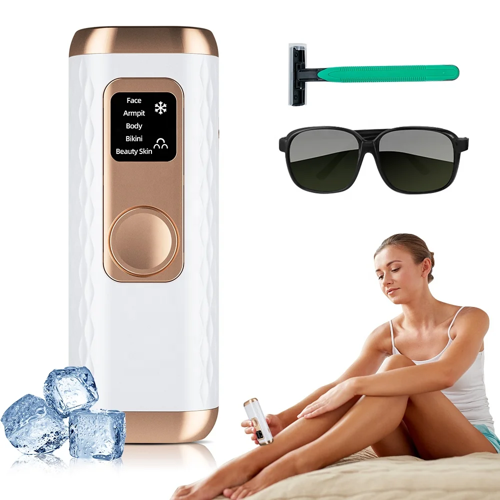 OEM Handset Portable Permanent Ice Home Use Light Depilator Painless Body Ipl Machine Laser Hair Removal Device Laser Epilator