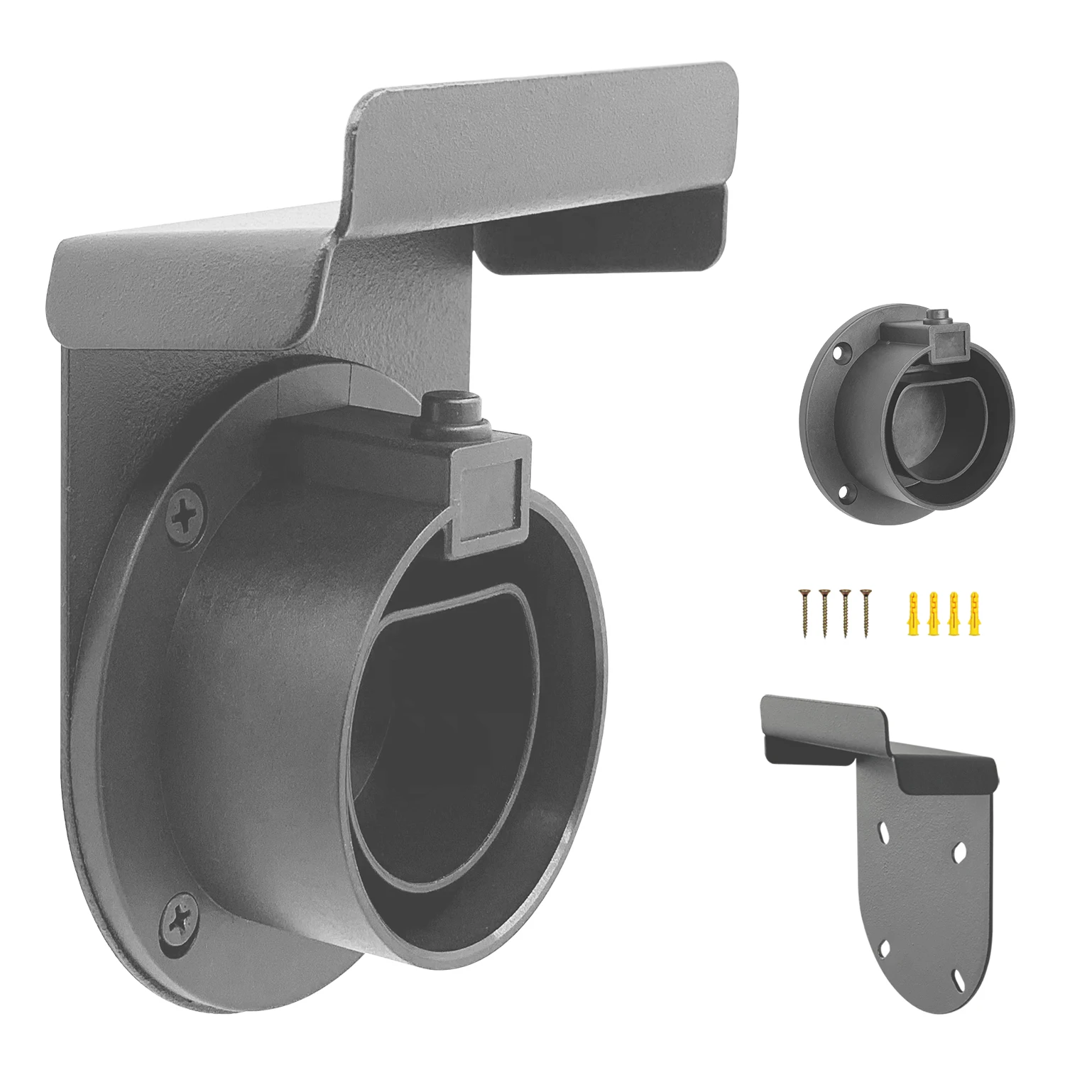 Бытовой Держатель зарядного устройства для электромобилей типа 2, европейская вилка IEC 62196, держатель автомобильного зарядного устройства для электромобилей, Держатель зарядного кабеля для электромобилей