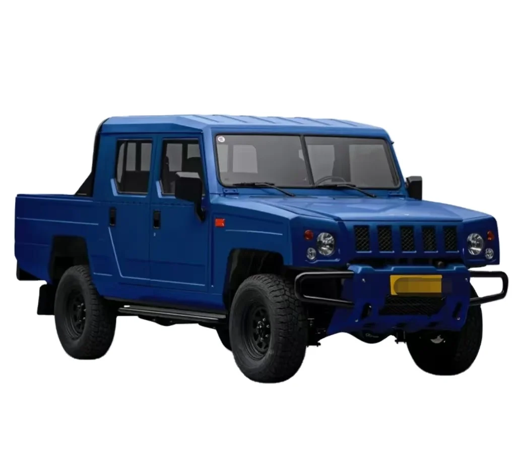 High quality BAW 4 door mini 4 wheel car small gasoline pickup truck for sale