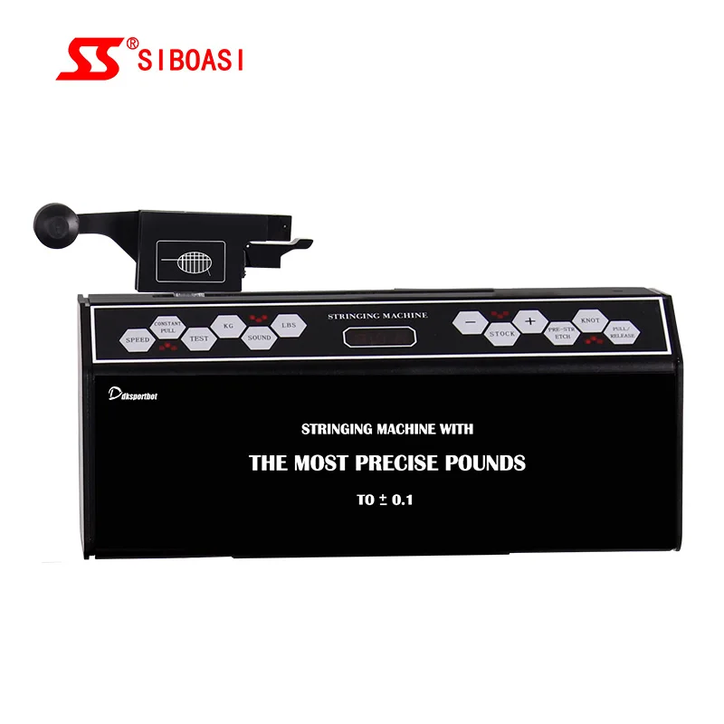SIBOASI S8198 computer electronic head  stringing machine badminton and tennis racket stringing machine