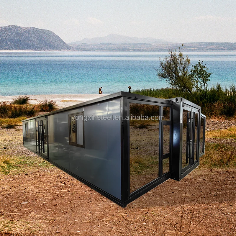 Made customized container living house 20ft 40ft easy assembled folding module expandable container house