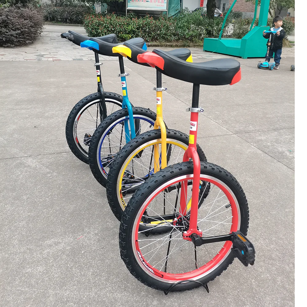 wholesale 16/18/20/24 Inch Steel Unicycle Bicycle children adult single-wheeled bicycle acrobatic performance props balance car