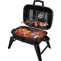High quality Barbecue Mini Charcoal Grill Portable Folding BBQ Grill Outdoor