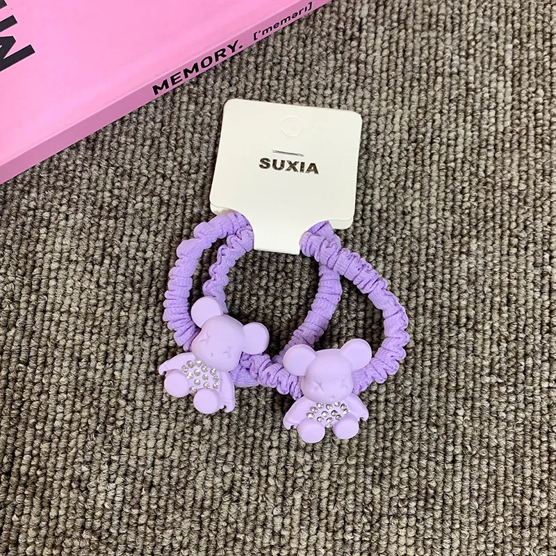 wholesale Bear Hair Ties Girls Hair Bands oem Hair Ties For Girls Fashion Accessories