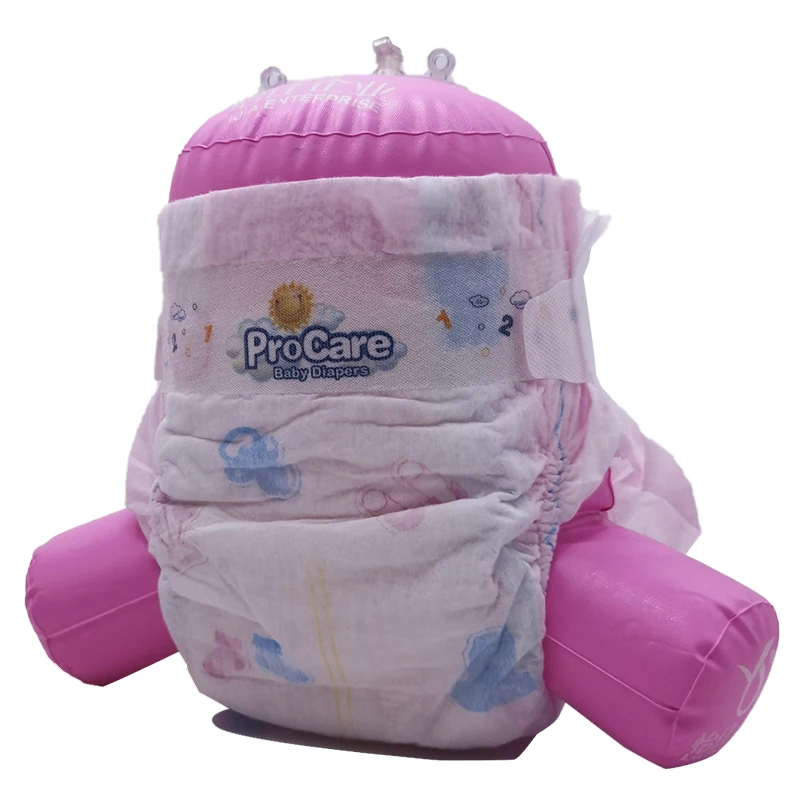 Procare OEM Pampering Swiss Quality Baby Diapers Nappies Soft Baby Diapers Huge Absorption