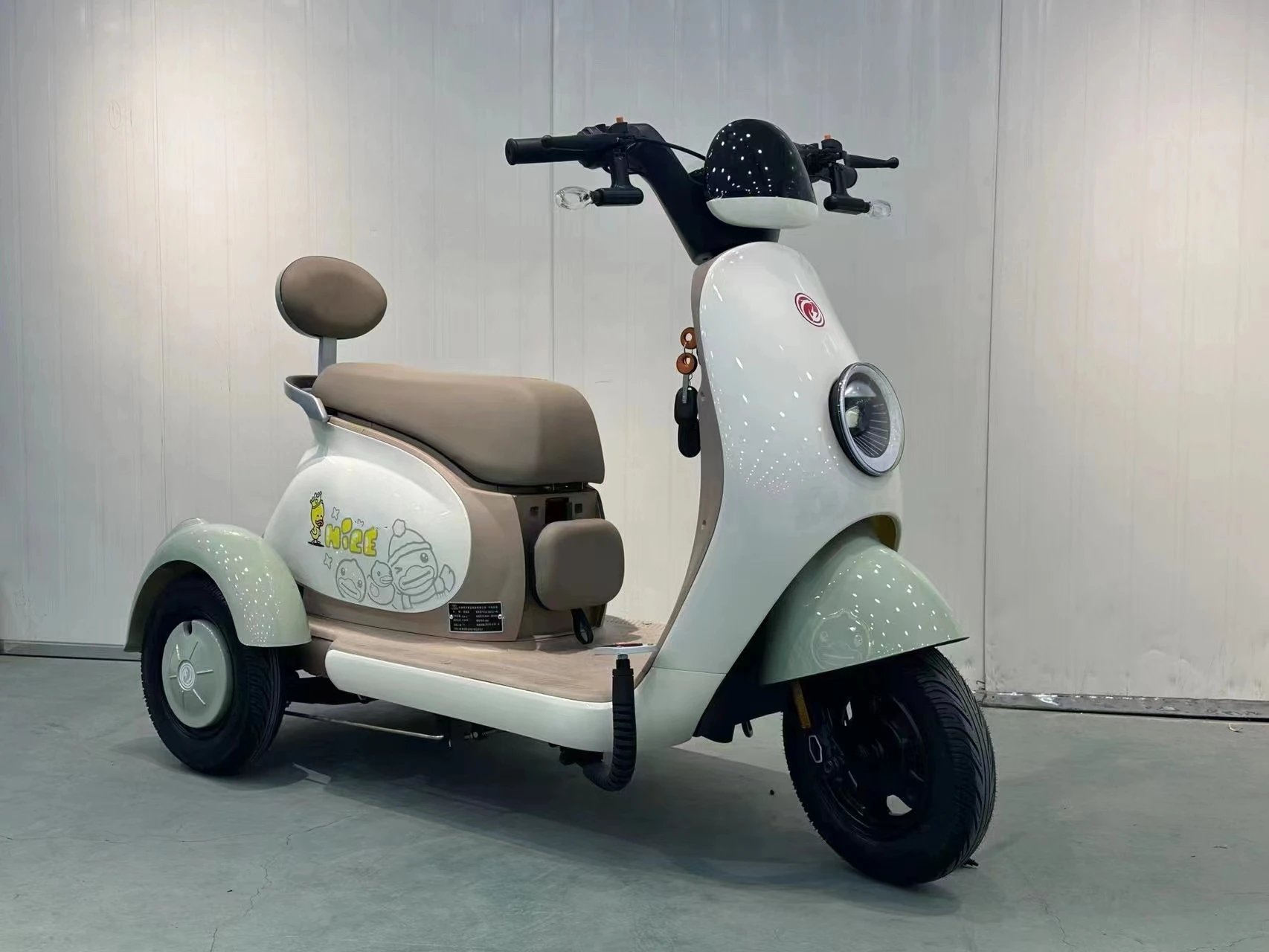 New electric tricycle small household adults pick up children and elderly leisure electric tricycle