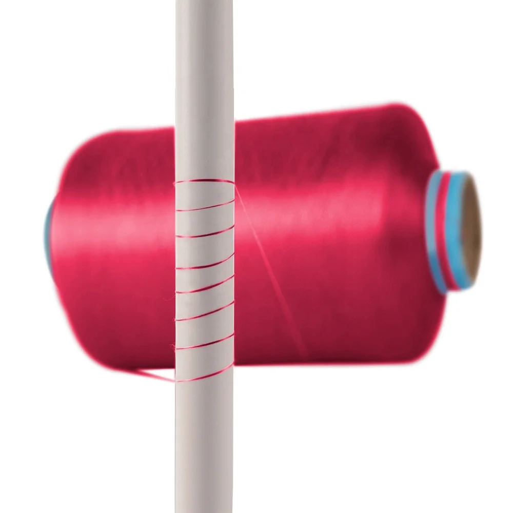 Wholesale factory price 150d 48f polyester spun elastane korean DTY yarn