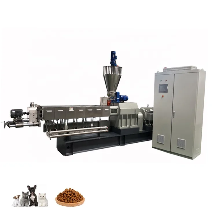 China Factory good price Tilapia fish feed machine floating fish feed extruder production line for pet food