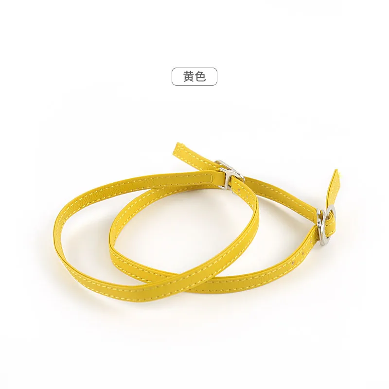 Women High Heels Do Not Follow The Feet Dual Use Ankle Tied Shoelace Leather Shoes Accessories Sandals Ankle Tied Shoelaces