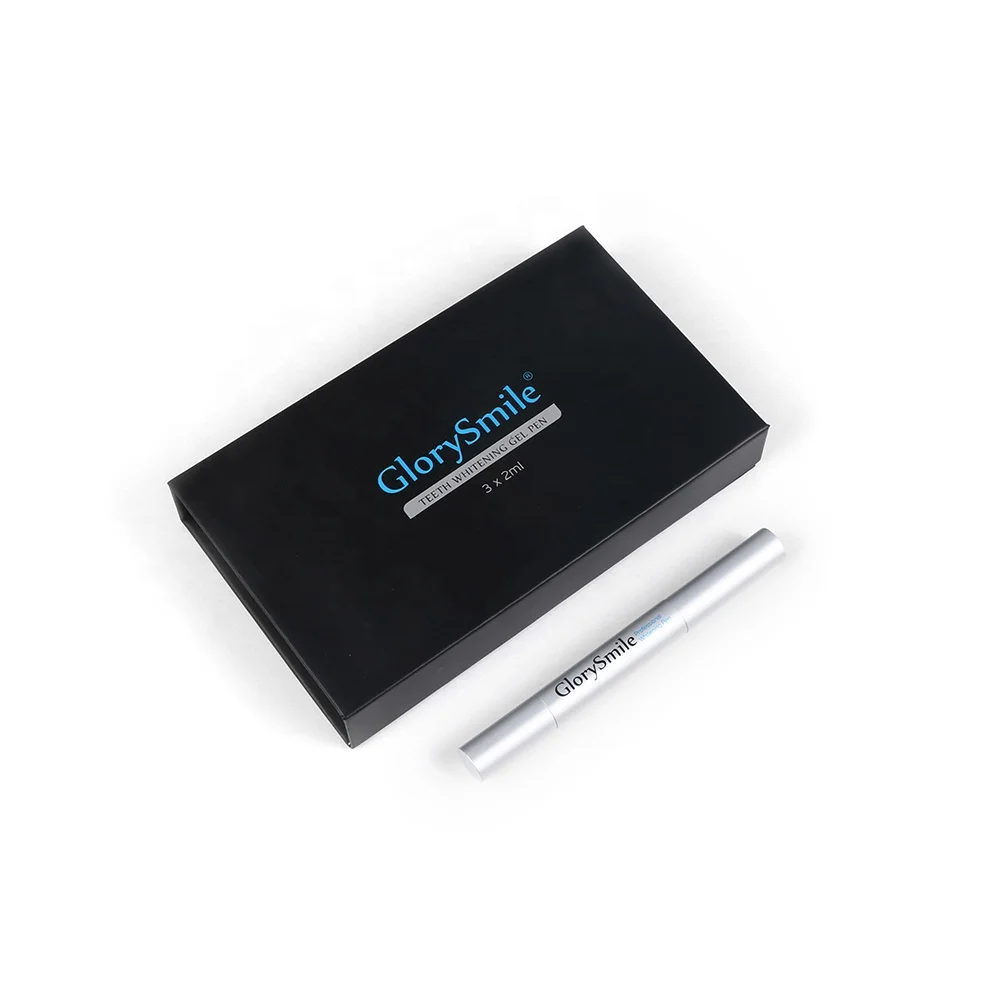 2ml New Dazzling Twist Up Cosmetic Pen Aluminum Matt White Tooth Bleaching Gel Dental Teeth Whitening Pens