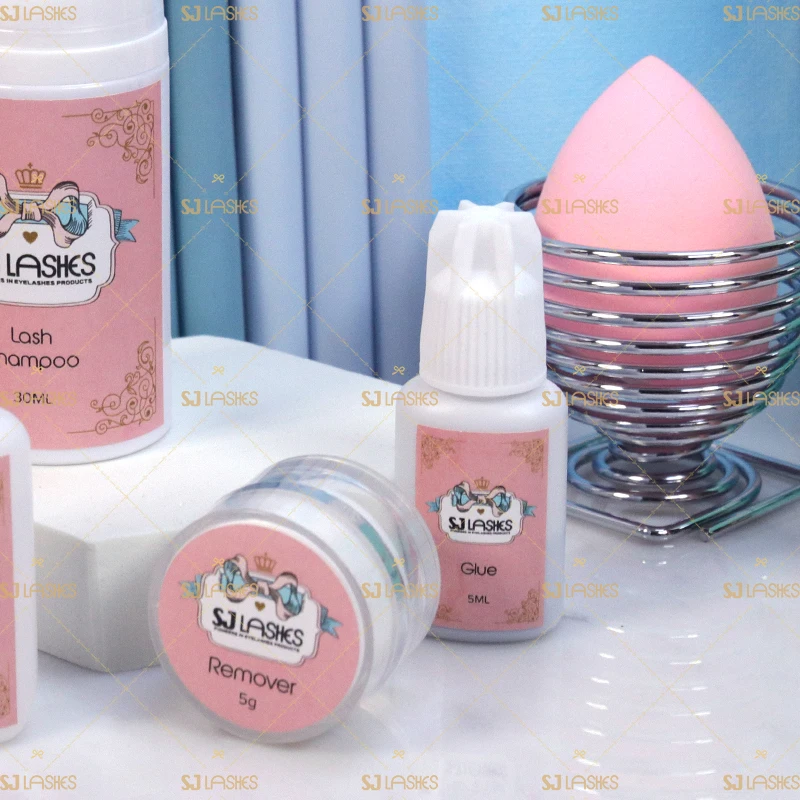 Private Label 60g Professional Safety Liquid Shampoo for Eyelash Extension Custom Eyelash Glue