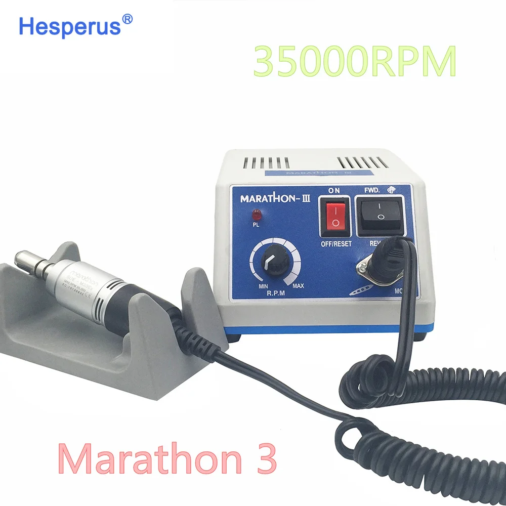Factory Supply Dental Laboratory Micromotor Dental Marathon Micromotor E Type Micro Motor Polishing Handpiece 35000 rpm