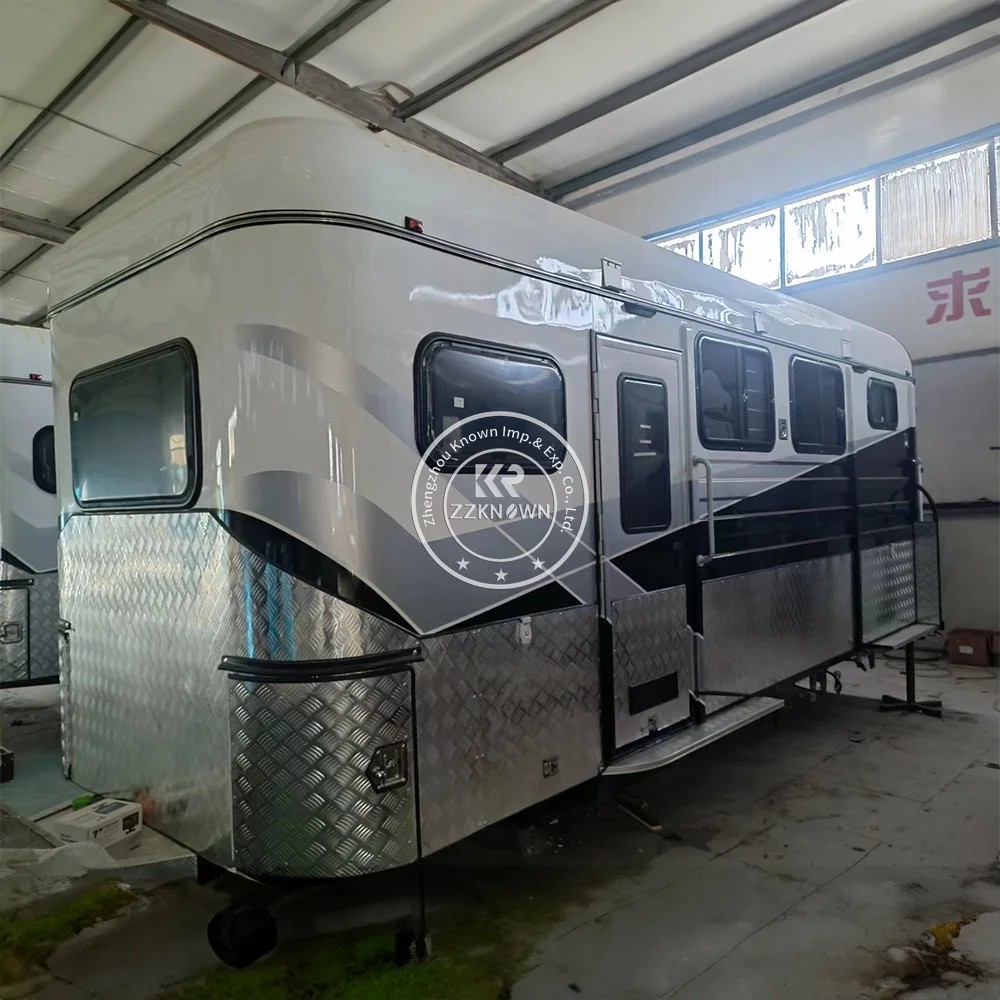 2024 Cattle Horse Animal Trailers At Cheap Wholesale Price Delivery Horse Transport Trailer for Race