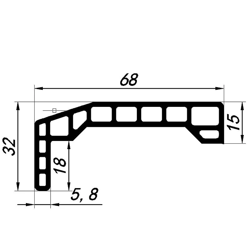 High Quality Environmental Products Round Reinforcement WPC Door Frames