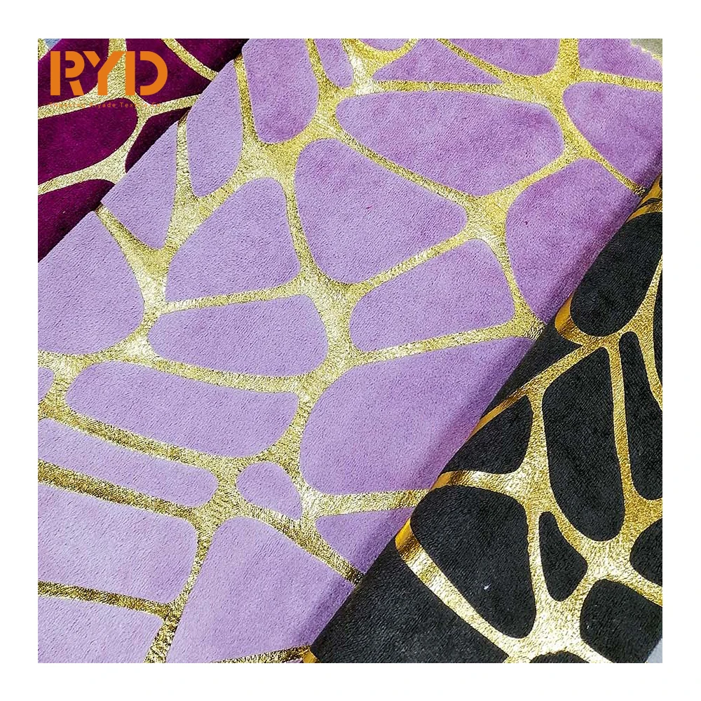 Holland Velvet 2022 New Foil Polyester Knitting for Furniture and Upholstery Sofa Fabric