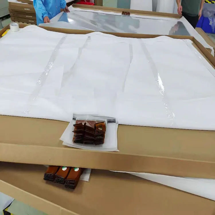 Big sale  98inch  interactive multi touch mirror foil capacitive large size capacitive touch film lcd display with touch