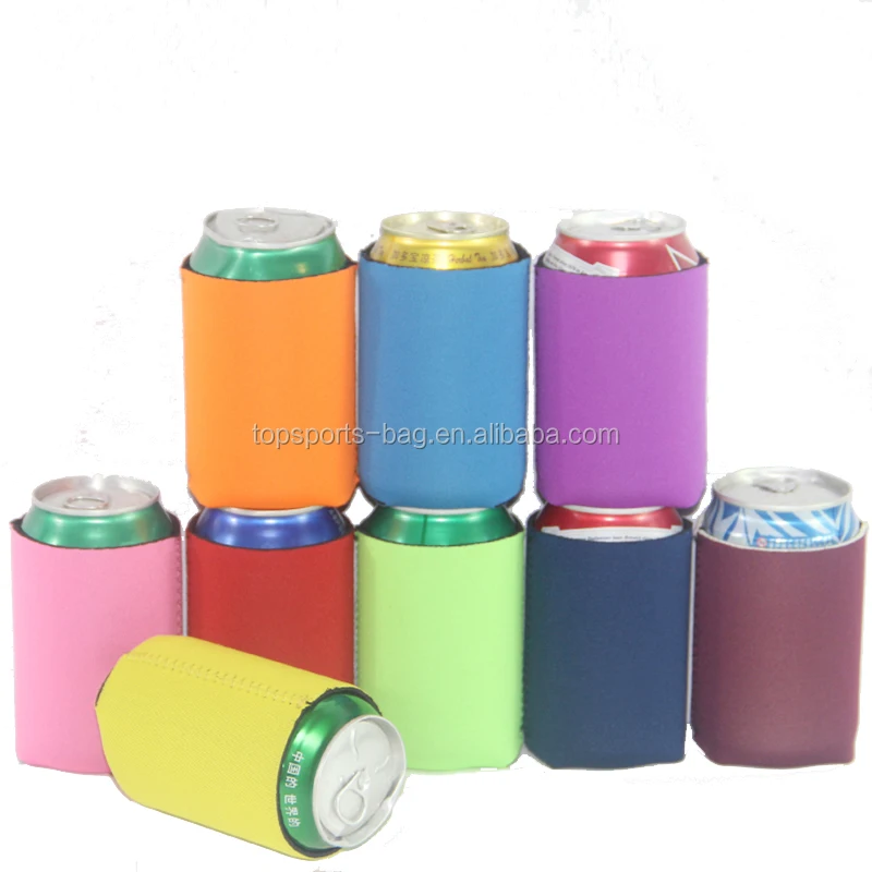Drop Shipping Party Blank Can Coolers (4, 6,12 Bulk Pack) Blank Beer Coolies Sleeves Neoprene