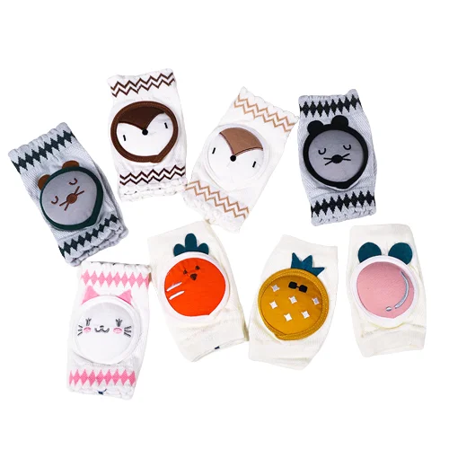 Cartoon Pattern Children Knee Pads And Elbow Pads Toddler Crawling Non-slip Sports Protective Gear Baby Knee Pads