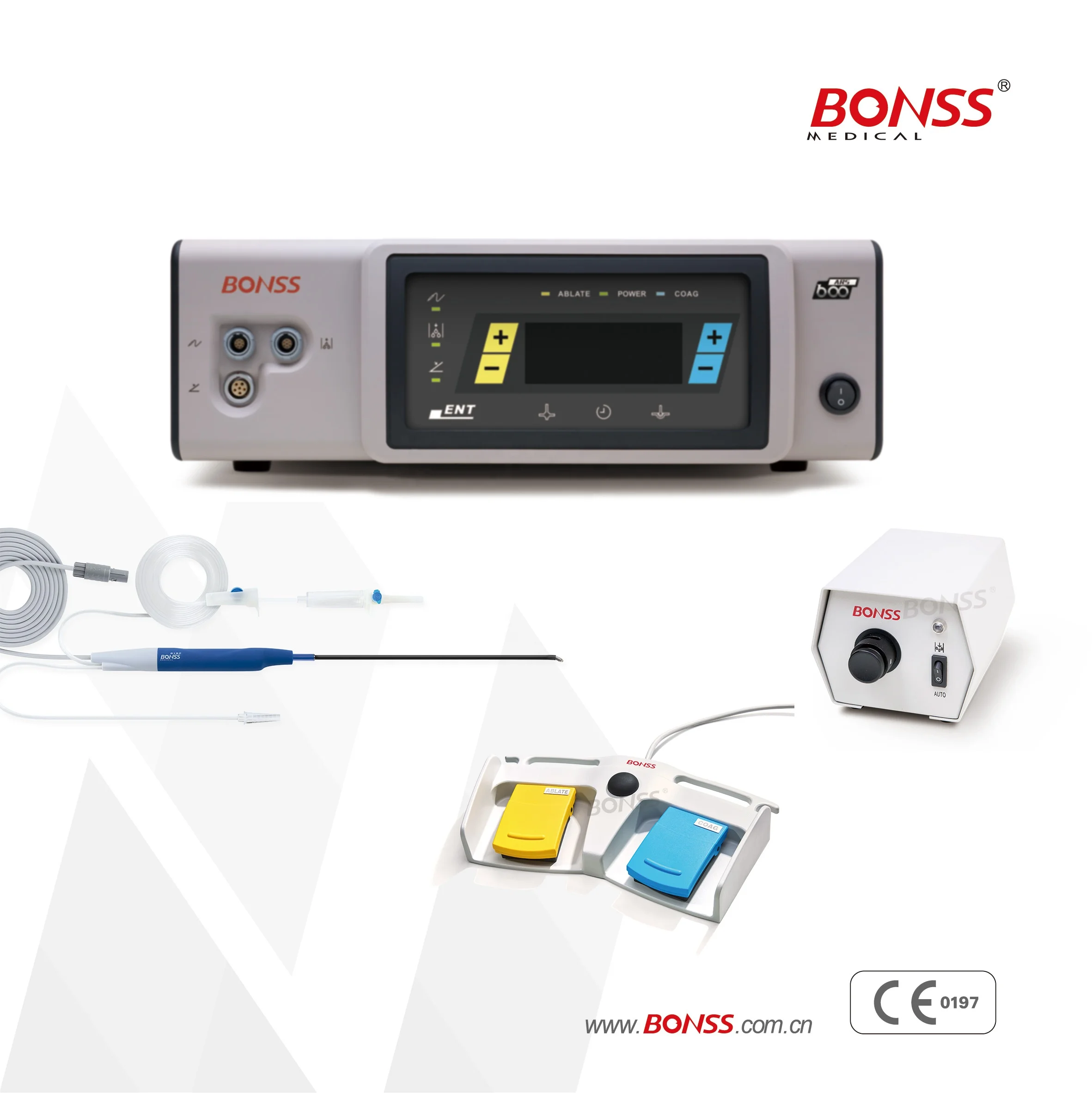 Cold Ablation - BONSS Bipolar Plasma Surgical System for ENT