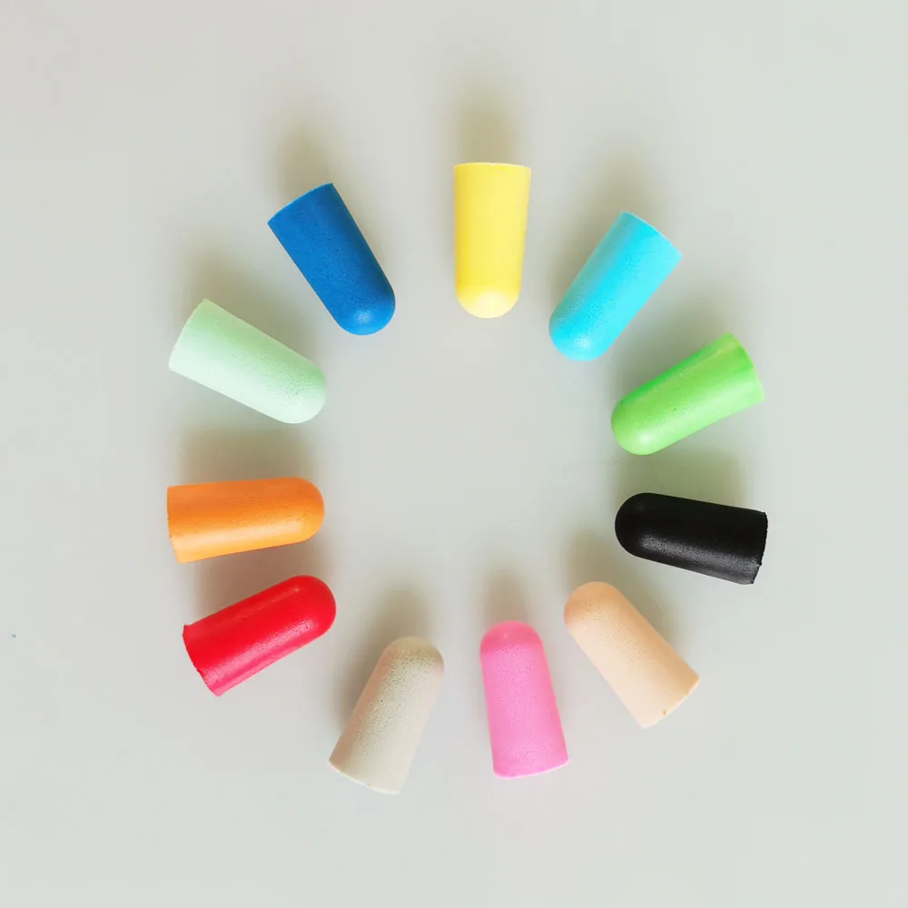 Custom Logo Soundproof Sleeping Earplugs Safety Noise Cancelling Shooting Pu Foam Ear Plugs