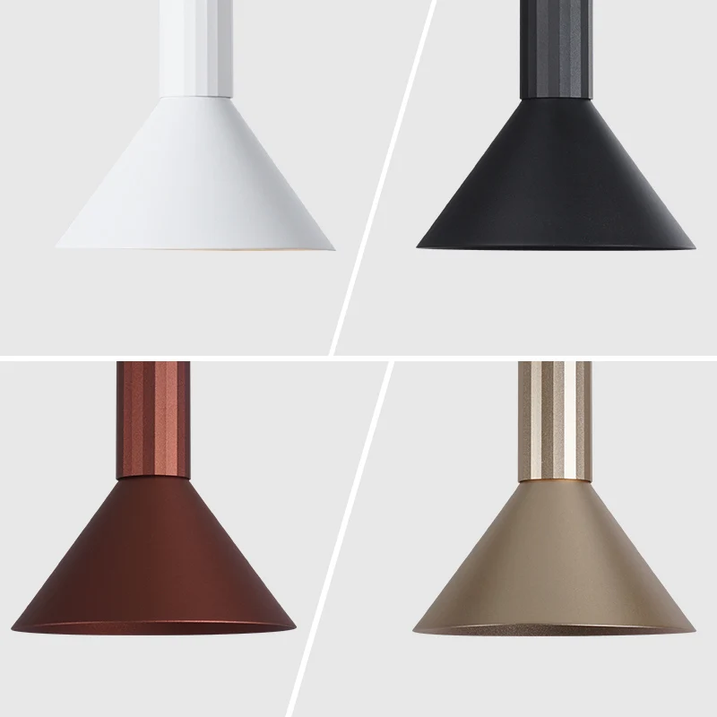 Italian Designer Modern Design Home Decor Kitchen Metal Cone Shade Pendant Light For Creating Cozy Atmosphere