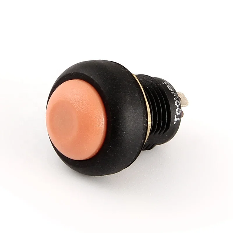 Toowei latching self lock waterproof push button switch 12V 12MM Plastic 12 Volt Pushbutton Switch