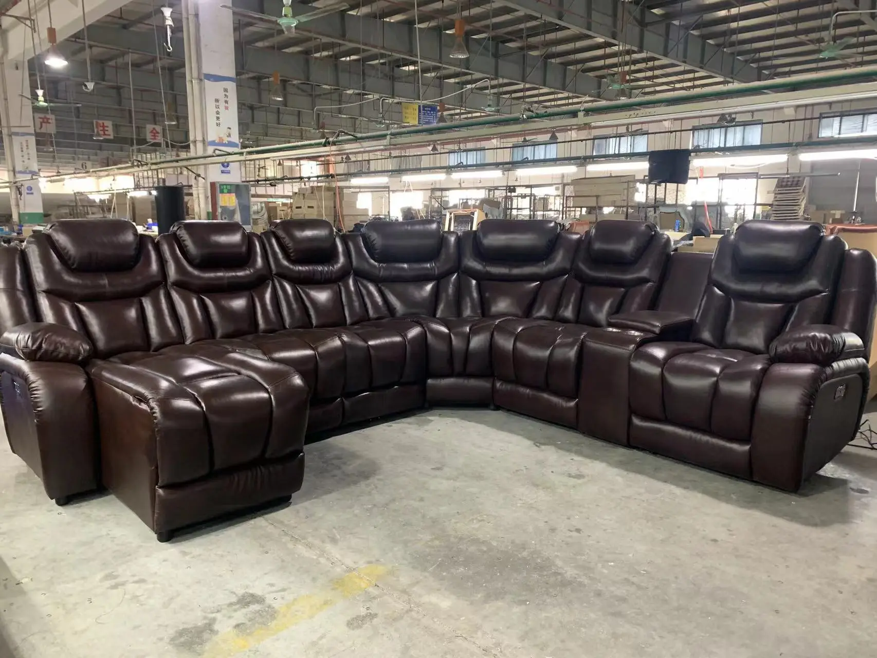 modern elegant lounge suite l shape u sofa set theater seat living sitting room furniture leather original