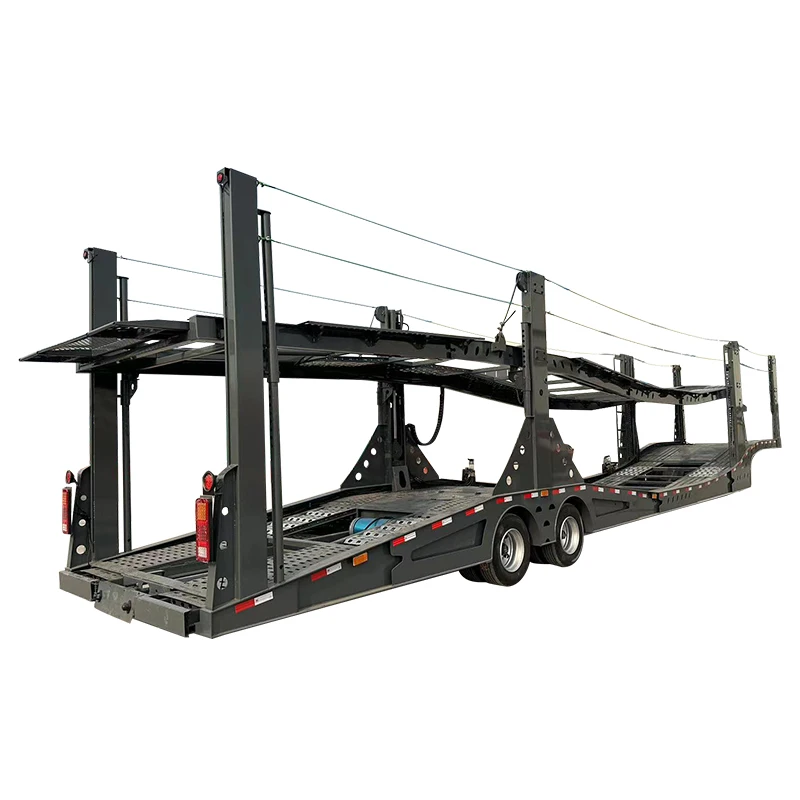 2 Axle Car Carrier Transport Trailer Vehicle Transport Truck Trailer