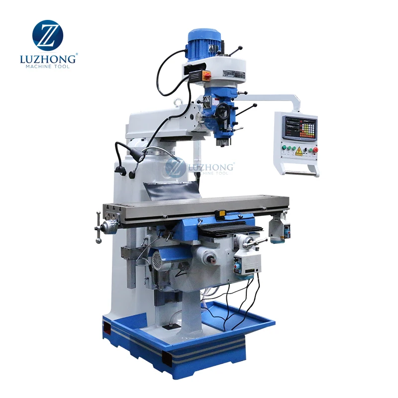 X6330 varaiable speed turret milling machine with  cutter feeder