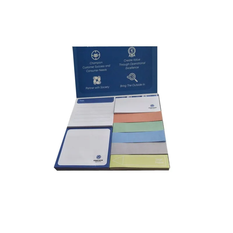 Custom Clear Transparent Colorful Kawaii Sticky Notes Cute Stick Notes pad Transparent Stationery Set Memo Pad Sticky Note Pads