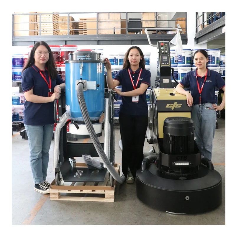 CFS-C856 Four head planetary plate with diamond disc match 18.5KW/25HP concrete polishing machine floor grinder