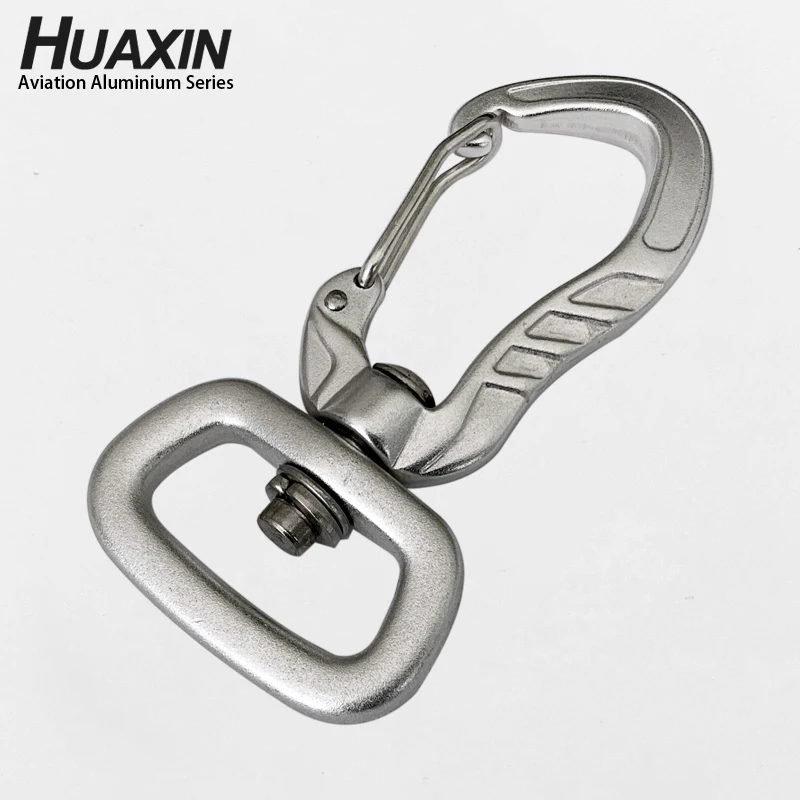 Heavy Duty Stainless Steel 316 Double Ended Bolt Snap Hook For Diving Long Trigger Hook Rope Bag Hardware