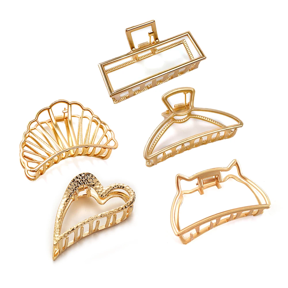
Hair Claw Clips Set Retro Women Hair Claw Clamps Hairpins 