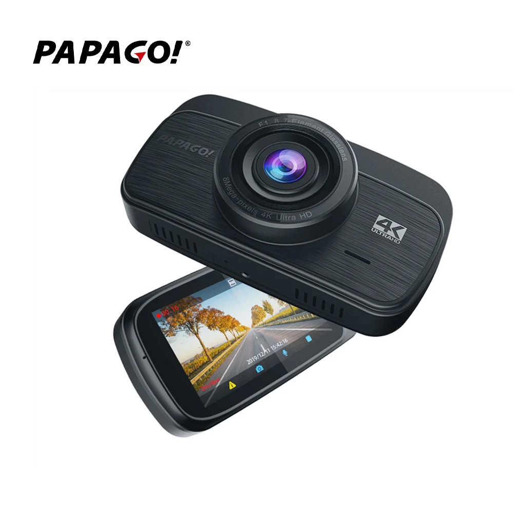 Design Popular PAPAGO D5 Dash Cam Real 4K UHD Wifi Car DVR Dash Cam 3.0 Inch
