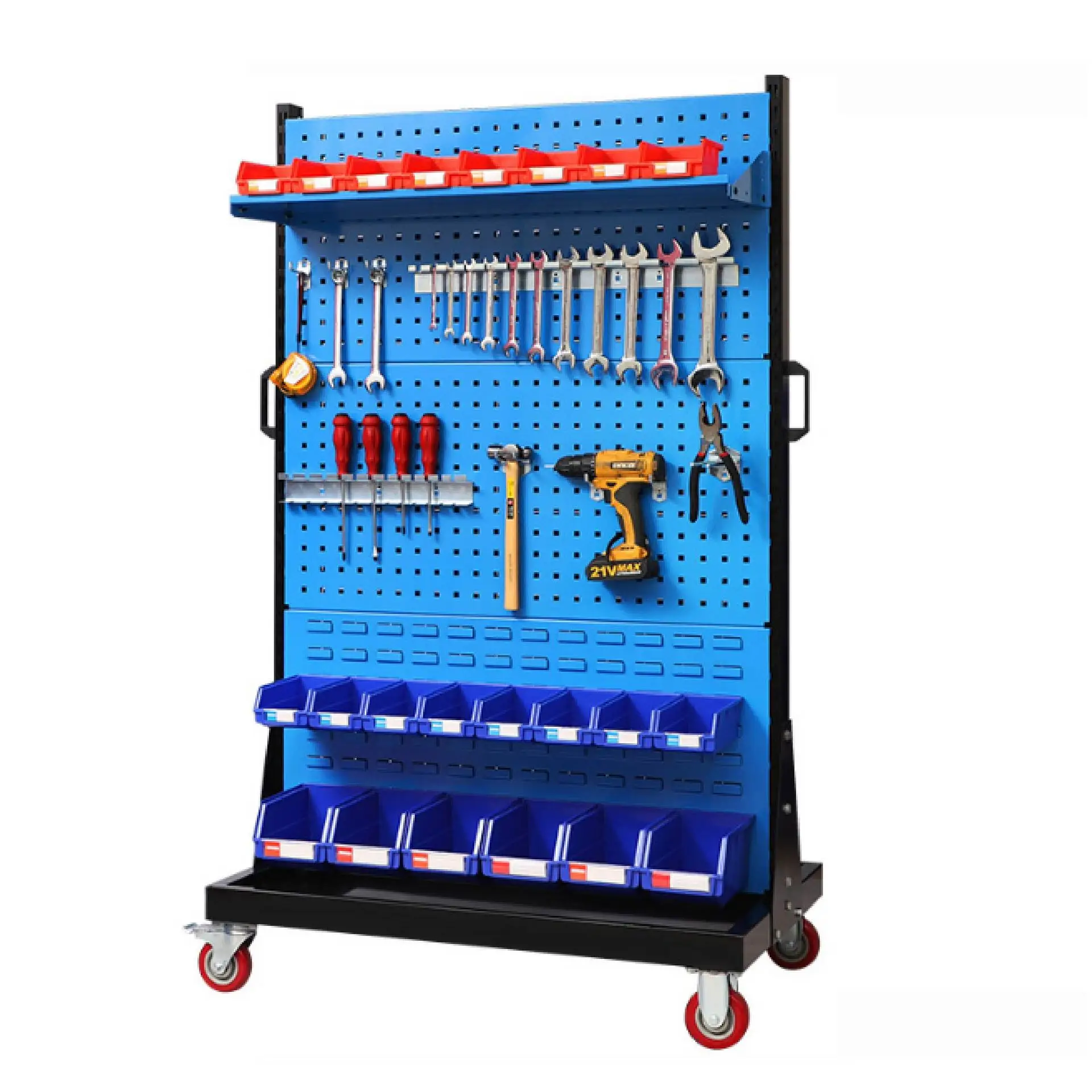 Factory Customize Supermarket Display Hanging Pegboard Hook Pegboard Parts Hardware Tools Display Rack Display Stand Light Duty