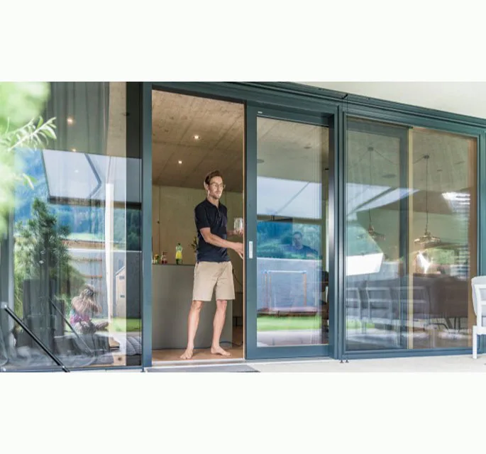 Simple Design Patio Doors European Standard Bulletproof Aluminum Sliding Door
