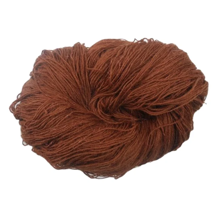 Заводские цены, кольцевая пряжа, белая и окрашенная шерстяная/нейлоновая смешанная пряжа