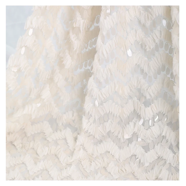 mesh lace rope sequin palin embroidery baby kids children women girl wedding dress cloth skirt evening garments fabric