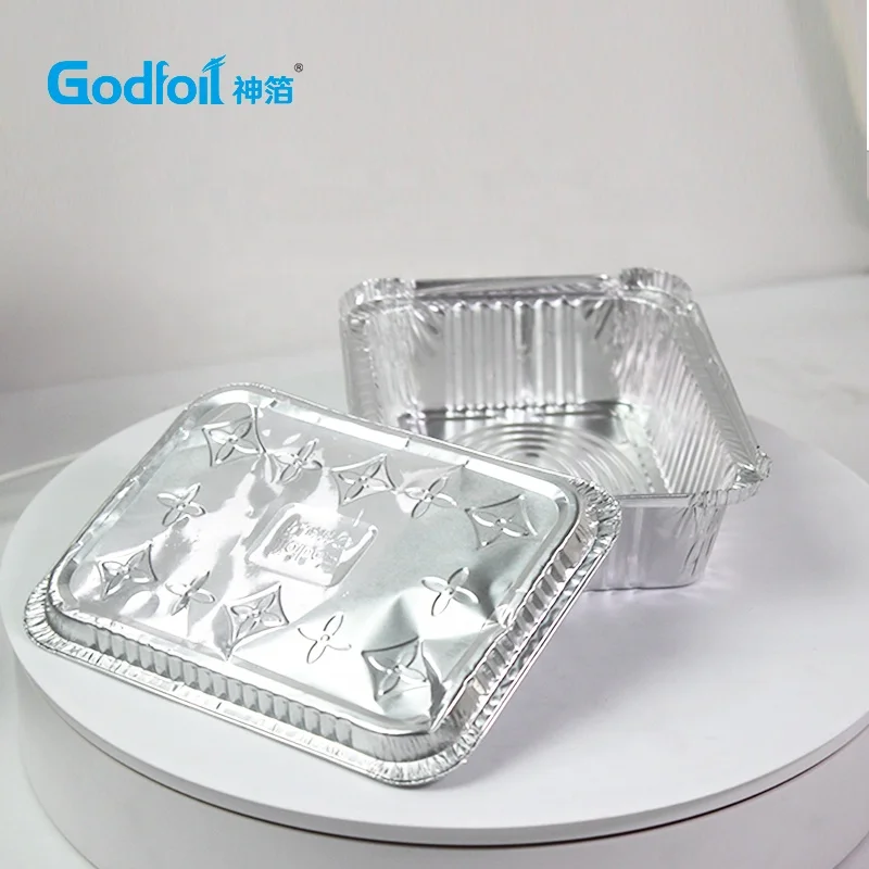 Aluminum Foil Pans Disposable Aluminum Foil Take-out Containers HFA 2062-30-250W