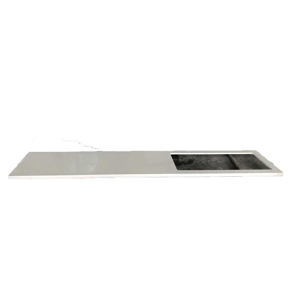 Crystal White Quartz Stone Vietnam quartz countertop for kitchens