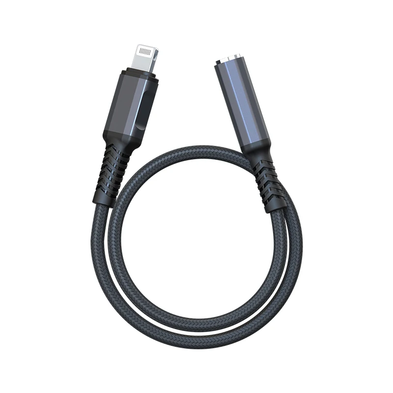 MFI certified C101 chip aux cable jack 3.5mm audio cable
