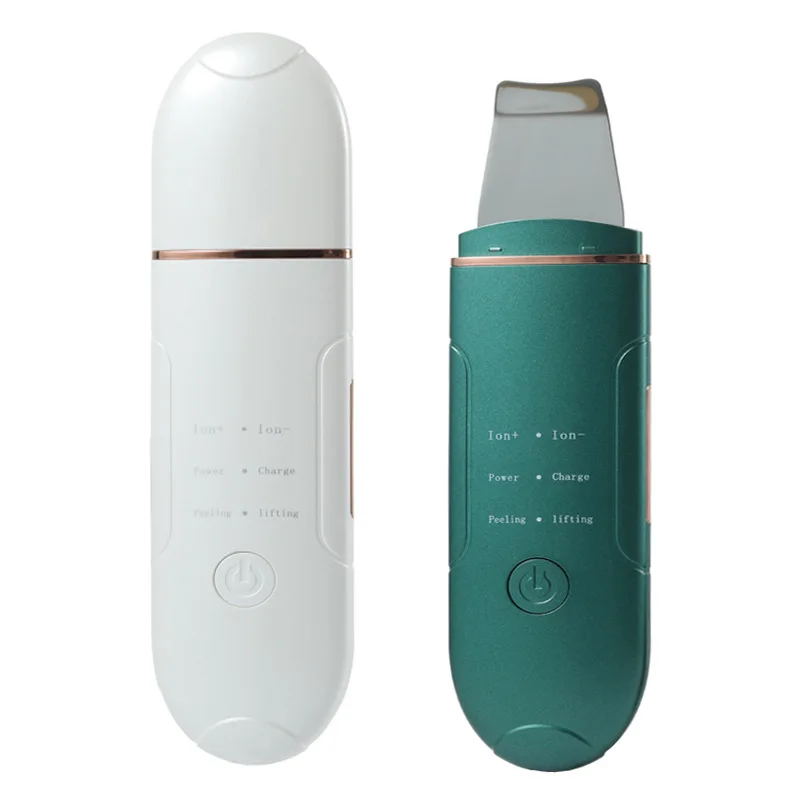 Electric facial dead skin peeling professional sonic cleaning ultrasonic skin scrubber blackhead remover face spatula